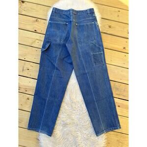 Vintage 90s Y2K Zen Baggy Cargo Denim Blue Jeans